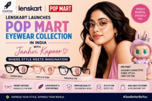 Janhvi Kapoor Headlines Lenskart's Exclusive POP MART Eyewear Launch in India